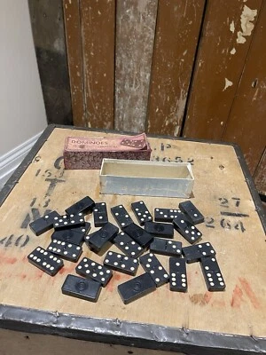 Imperial Fine Quality Dominos Game Board Game Vintage Box Of Dominos Family Game - Image 1 of 4