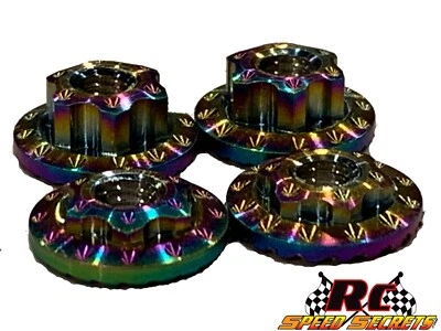 Rcss 2+2 Hybrid-Bead-Lock-Look Wheel Nuts- 2 low profile 2 Standard Depth - Image 1 of 4