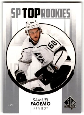 2022-23 SP Authentic Top Rookies Samuel Fagemo #TR-11 Los Angeles Kings - Image 1 of 2