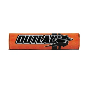 Outlaw Racing Handlebar Pad Crossbar Cushion ATV Motorcycle DirtBike 8.9" Orange - Picture 1 of 7