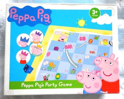 M&S Peppa Pig's Party Game. 2 to 4 Players. Age: 3+ years. - Image 1 of 4