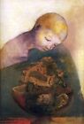 The Chalice Of Becoming   : Odilon Redon :  1904  Art Print Suitable For Framing