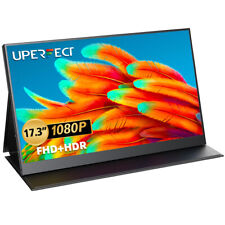 UPERFECT 1920*1080 FHD 17.3"" Portable Monitor Second USB C Screen