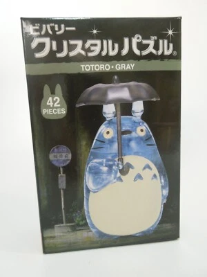 Rompecabezas de cristal Ghibli 42 piezas gris Totoro NUEVO importación de Japón Beverly My Neighbor Foto 1 de 4