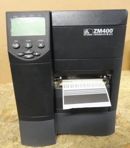 Zebra ZM400 Thermo Transfer Barcode Label Drucker RJ45 Netzwerk + USB - 203Dpi - Imagen 1 de 1