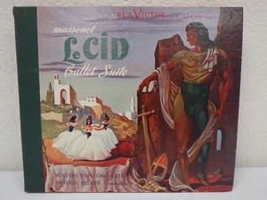 1946 MASSENET El Cid Ballet Suite FIEDLER 10"/78 3x Book-Set RCA/Victor DM-1058 - Picture 1 of 7