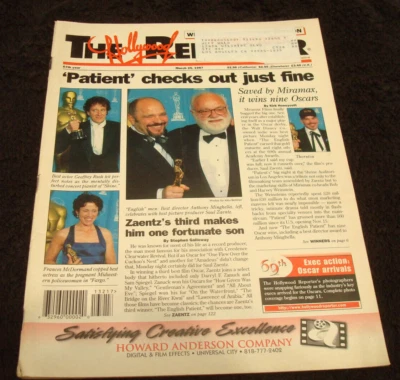 OSCAR Winners Hollywood Reporter Magazine 1997 Fargo, Shine, Evita, Sling Blade - Image 1 of 4