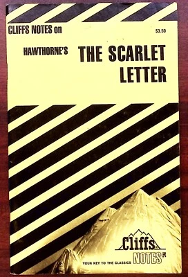 1960 CLIFFS NOTES ON HAWTHORNE'S THE SCARLET LETTER EXC CONDI NO MARKS  B1691 - Image 1 of 4
