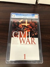 CIVIL WAR #1 CGC 9.8 NM+ MARVEL COMICS 7/2006 Sweet book.