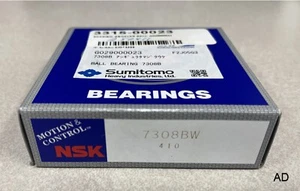 NSK 7308BW Angular Contact Ball Bearing - Picture 1 of 3