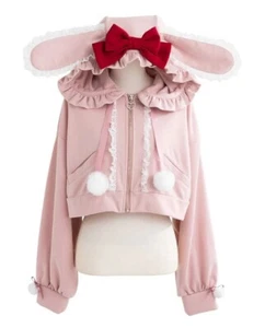 Yes! Pretty Cure 5 Precure Milk Hoodie w/ Ears Short Design Women M-L Cosplay - Picture 1 of 12