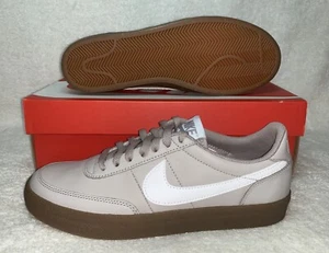 NIKE KILLSHOT 2 LEATHER SNEAKERS MEN'S SZ 8 COLLEGE GREY GUM HM9431 001 NIB NWD - Picture 1 of 13