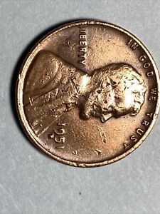 1951 d wheat penny error
