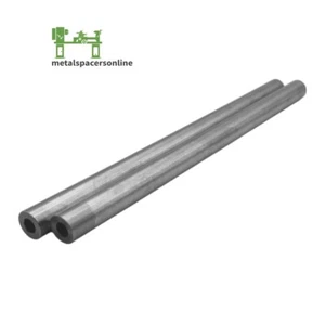Mild Steel Spacer-Tubing- 1/2" OD x 1/4" ID x 8" Long--Fits M6 or 1/4" Bolts - Picture 1 of 6