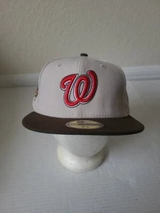 Washington Nationals toppa World Series bicolore New Era 59fifty 7 5/8 2019 - Foto 1 di 6