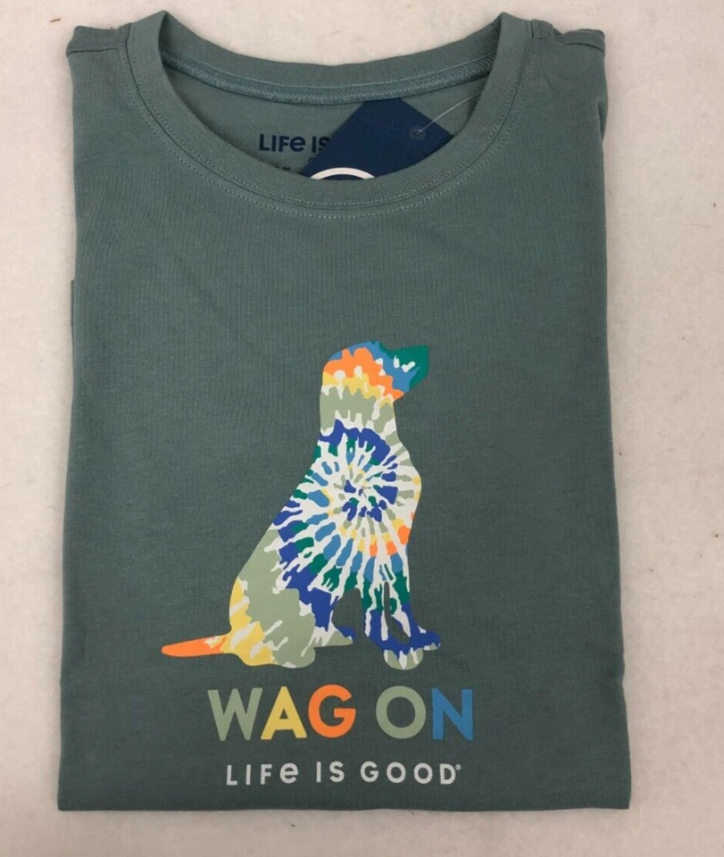 Camiseta manga corta Life is Good para niños XXL 14-16 Tie Dye Lab nueva con etiquetas Foto 1 de 1
