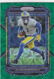 ALLEN ROBINSON 2022 PRIZM GREEN SCOPE #75/75 #161 LOS ANGELES RAMS - Picture 1 of 2