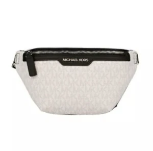 MICHAEL KORS Bright White Mini Belt Monogram Bag - Bild 1 von 10