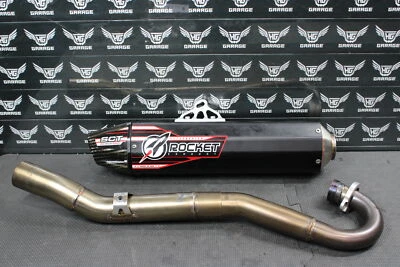 2009 KAWASAKI KX250F CONJUNTO COMPLETO DE CABEÇALHO DE CÂMARA DE TUBO DE ESCAPE DE FOGUETE - Imagem 1 de 4