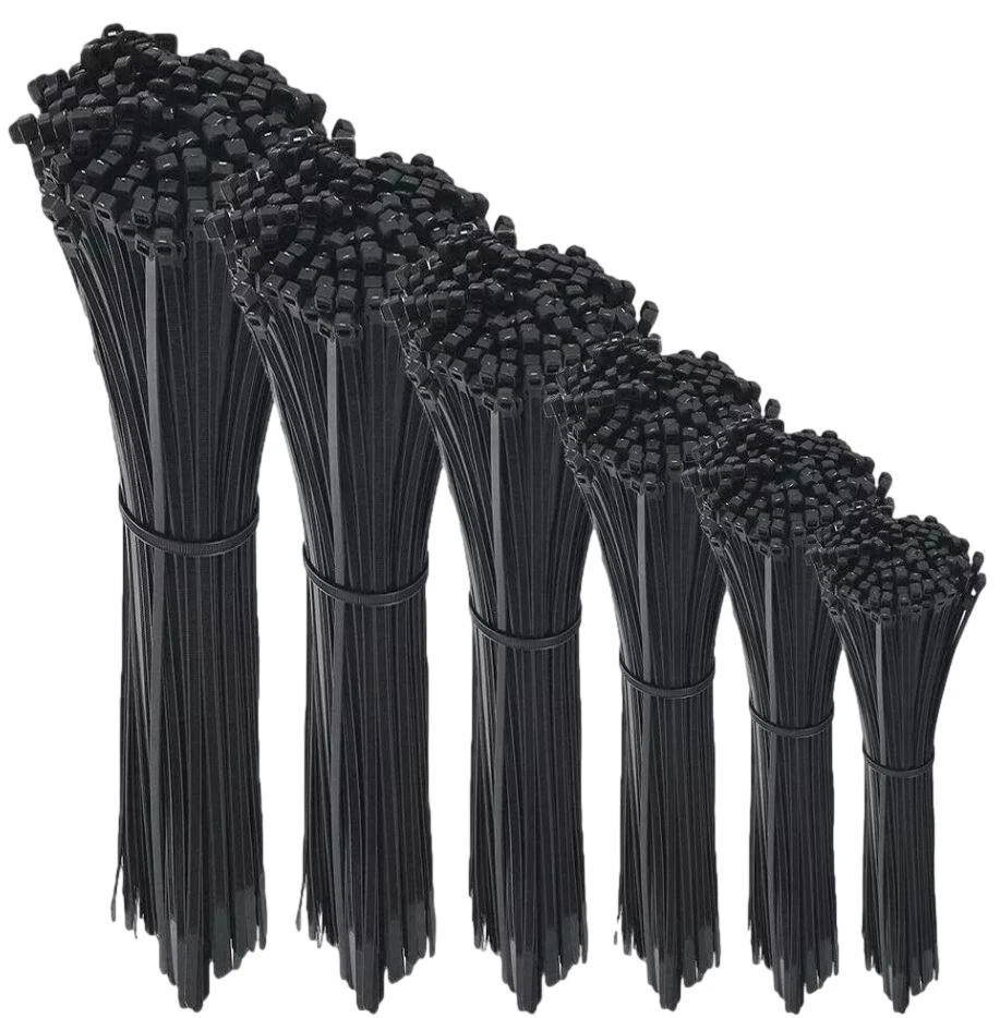 BLACK CABLE TIES / ZIP WRAPS LONG SHORT Thick Thin Narrow Small Fastener QUALITY - Image 1 of 4