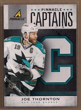 2011-12 (SHARKS) Pinnacle Captains #3 Joe Thornton