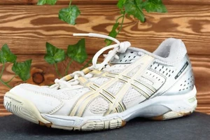 Asics Rocket Women Sz 9 M Off White Lace Up Running Synthetic Shoe - Picture 1 of 7
