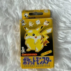 Nintendo Pokemon Playing Cards Pikachu Deck Yellow Vintage 1996 Trading Cards JP - Picture 1 of 14
