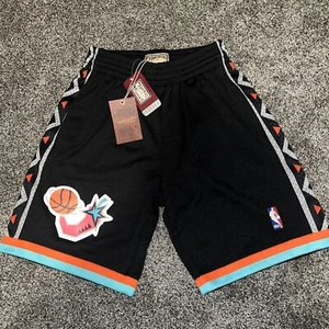 Mitchell & Ness NBA Reload 3.0 Swingman 1996 Allstar Game Black Shorts Sz S Mens - Picture 1 of 9