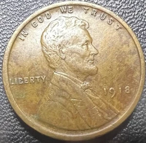 Centavo Lincoln Wheat 1918/#69 - Imagen 1 de 3