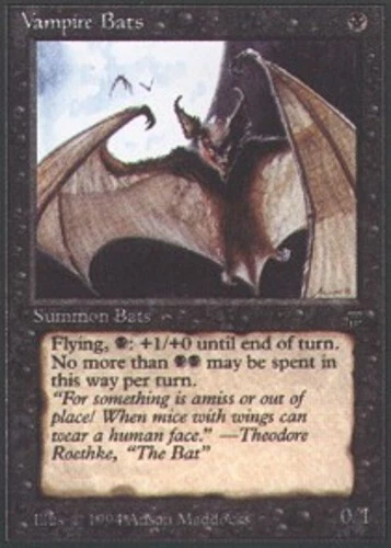 Vampire Bats ~ Heavily Played Legends MTG Magic UltimateMTG Black Card - Image 1 of 1