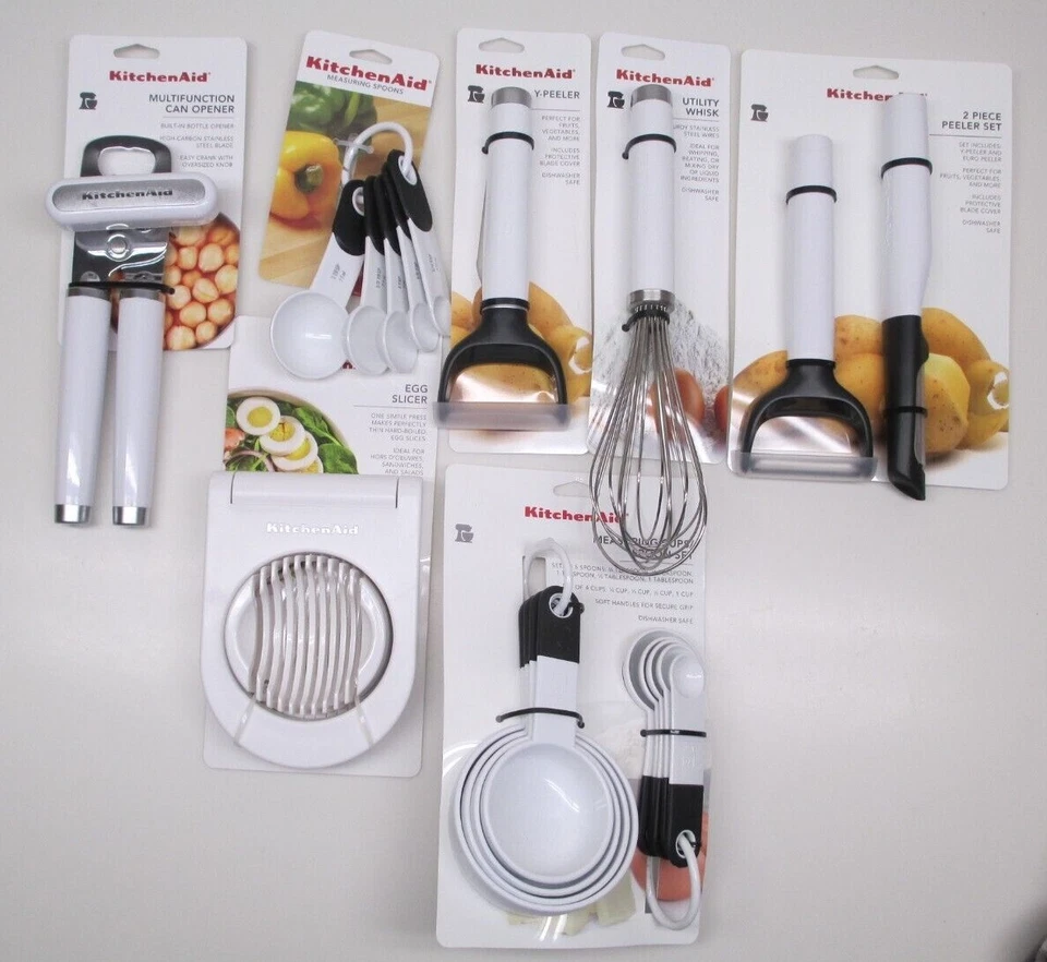 KitchenAid white kitchen utensils (HWHA) - Image 1 of 1