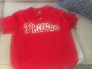T-shirt manica corta Philadelphia Phillies Majestic Youth mm - Foto 1 di 1