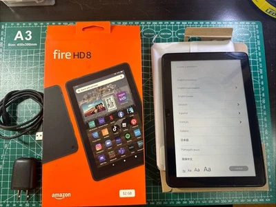 Amazon Fire HD 8 12th Gen R2SP8T 2022 8" 2GB 32GB (Expandable) 2MP 2GHz Black - Image 1 of 4