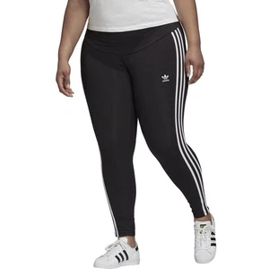 NEW Adidas Originals Cotton 3 Stripes Tights Size 3XL Mid Rise Tight Fit Jersey - Picture 1 of 15