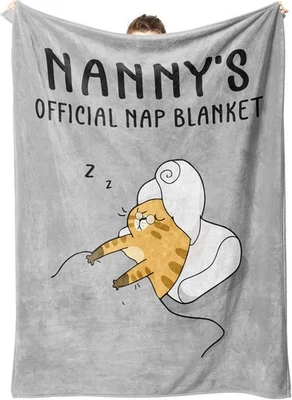musaecoin Nanny Gifts, Blanket Gifts for from Grandchildren, Nanny...  - Image 1 of 4