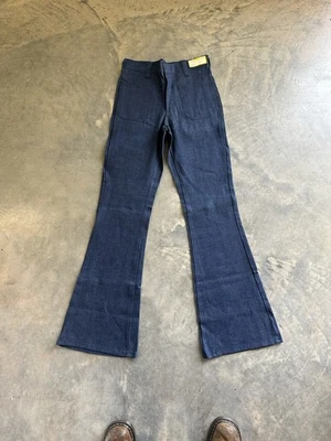 Vintage NWT Deadstock Wrangler Seafarer Denim Bell Bottoms 30 X 36 Tall - Image 1 of 4