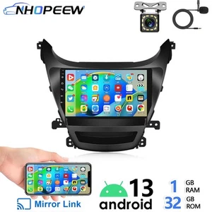 For Hyundai Elantra 2014-2016 Android 13 Car GPS Stereo Radio - Picture 1 of 18