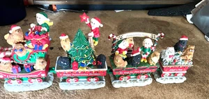Danbury Mint Pomeranian Dog Christmas Train Express, + 3 other pieces - Picture 1 of 11