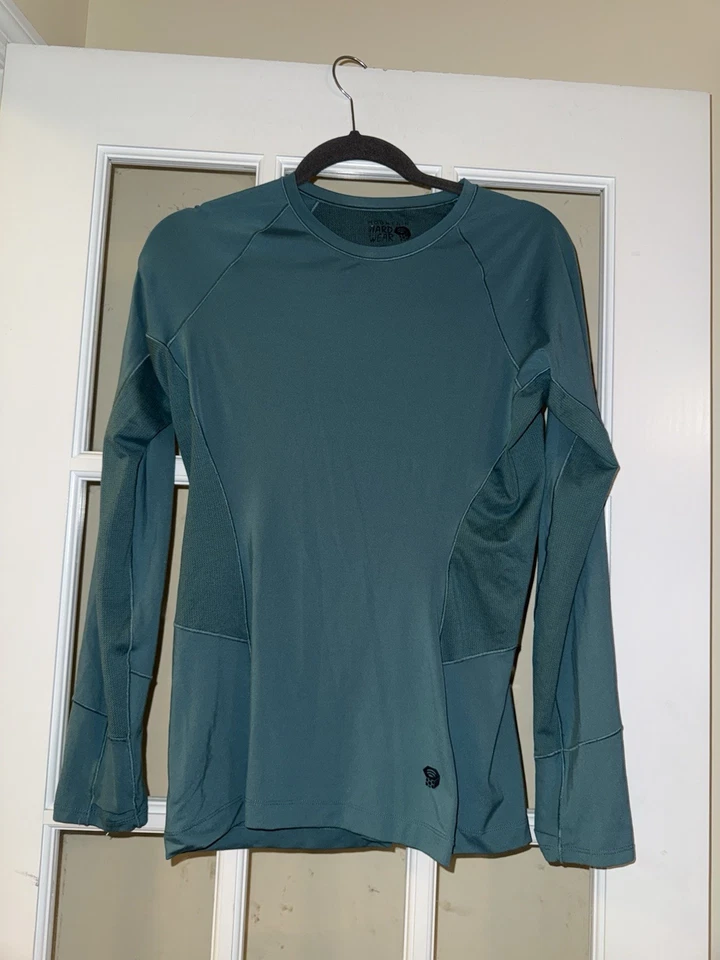 Camisa Mountain Hardwear Feminina Média Malha de Ar Manga Longa Tripulação Leve - Imagem 1 de 4