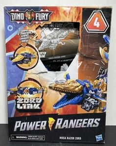 Power Rangers Dino Fury Mosa Razor Zord Link 4 Action Figure Hasbro 2022 - Picture 1 of 8