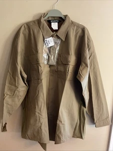 Vertz Phantom Camicia Uomo 2XL Tan Tattica Manica Lunga Bottoni Uniforme - Foto 1 di 6