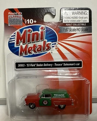 Mini Metals HO Scale Texaco Salesman's 53' Ford Sedan Delivery Car #30503 - Image 1 of 4
