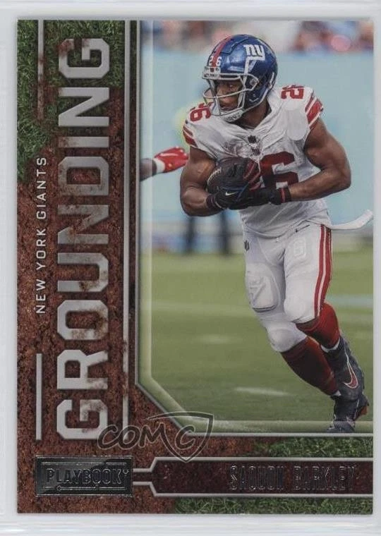 2022 Panini Playbook Grounding Saquon Barkley #G-6 - Image 1 of 2