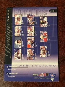 2000 Playoff Prestige CL Checklist INSERT W/ TOM BRADY Rc ROOKIE YEAR RARE! - Picture 1 of 6