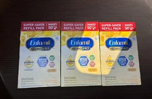 (3 PACK) Enfamil NeuroPro Infant Formula Powder 31.4oz Refill Box - EXP 01/26 - Picture 1 of 1