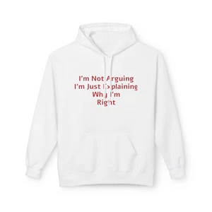 Lustiges Zitat Fleece Hoodie - perfekter Sarkasmus  - Bild 1 von 17