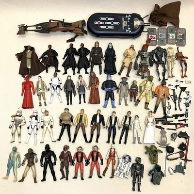 Star Wars LFL Vintage & Modern Figures & Accessories Hasbro Kenner Mixed Lot - Image 1 of 4