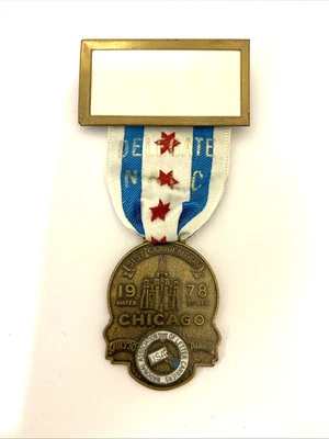 Insignia vintage de la Convención de Delegados de NALC 1978 (D2) Foto 1 de 4