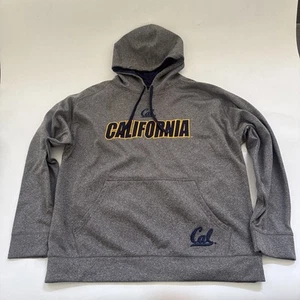 Felpa con cappuccio UC Berkeley XL Champion Cal ricamata NCAA - Foto 1 di 8