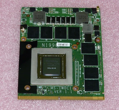 MEDION MSI GT Nvidia GeForce GTX 880M GDDR5 8GB MS-1W0C1 N15E-GX-A2 Grafikkarte - Bild 1 von 2